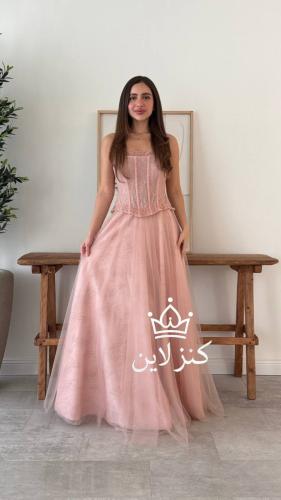 فستان سهرة ملكي ناعم