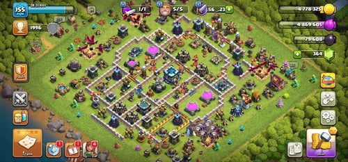 حساب كلاش أوف كلانس تاون 13