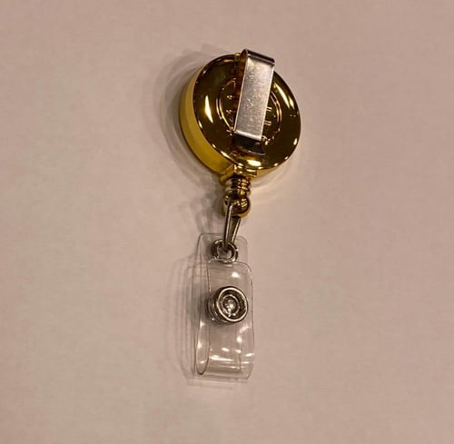 تعليقة بطاقة عمل ذهبي بلاستيك 29 مل