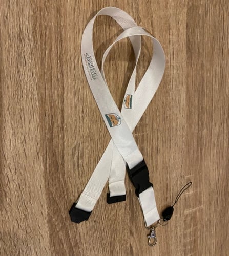 حبل بطاقة عمل لون أبيض