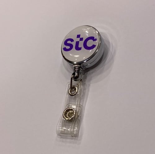 تعليقة دائري فضي بلاستيك 29 مل