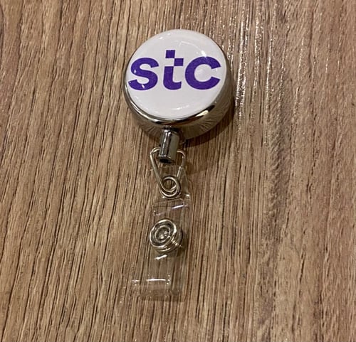 تعليقة بطاقة عمل فضي معدن 29 مل