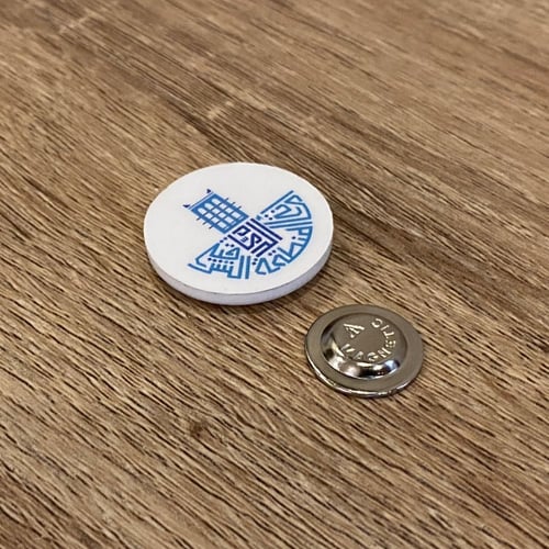 بروش اكرليك دائري مغناطيس قطرها 2،9 سم