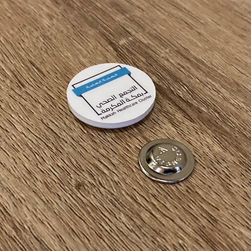 بروش اكرليك دائري مغناطيس قطرها 2،9 سم