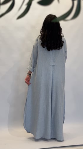 Natural linen dress
