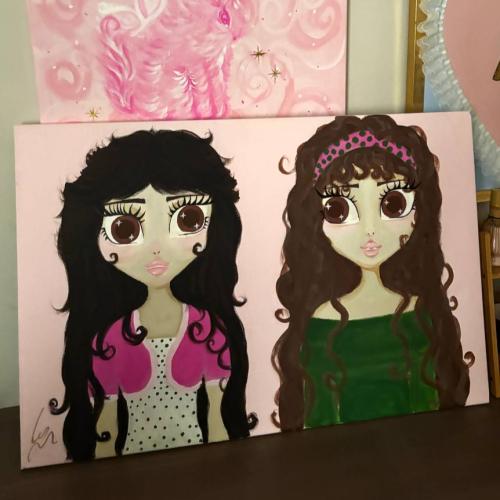 Besties painting