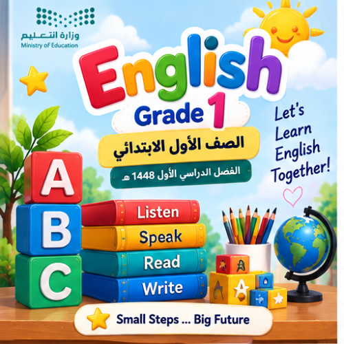 مسابقات وألعاب لجميع وحدات الإنجليزي للصف الأول ابتدائي الفصل الدراسي الأول