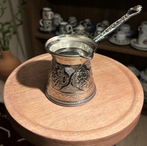 ركوة قهوة فضية - صغير