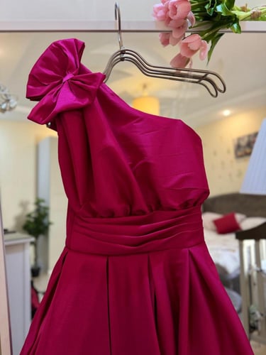 فستان سهره اسود فوشي