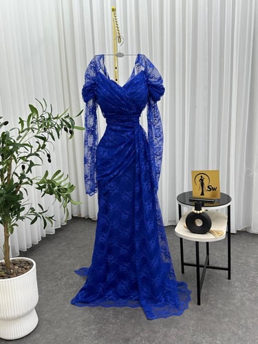 فستان سهره ازرق