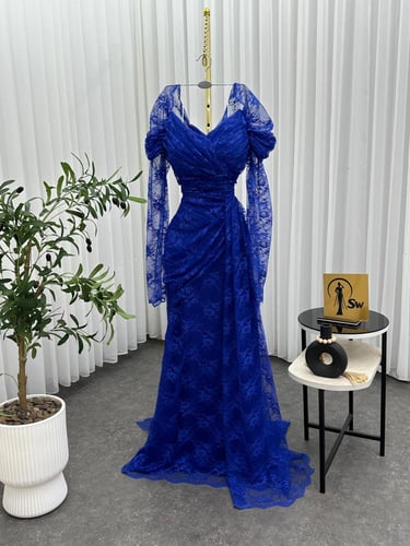 فستان سهره ازرق