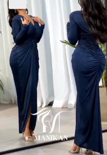 فستان سهره كحلي