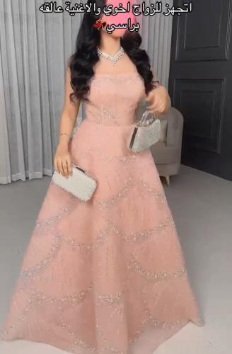 فستان سهره 3الوان خربزي سماوي موف