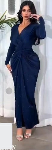 فستان سهره كحلي