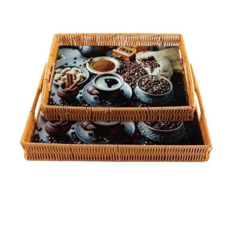 تباسي خزف أرضية خشب مستطيل كوفي 2 ح