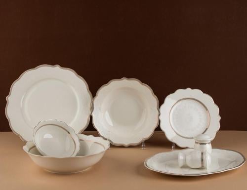 طقم سفرة طعام بتصميم عصري انيق 28 قطعة لخدمة 6 أشخ...