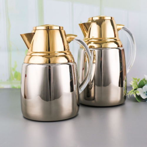 طقم ترامس اميره لون الذهبي والفضي