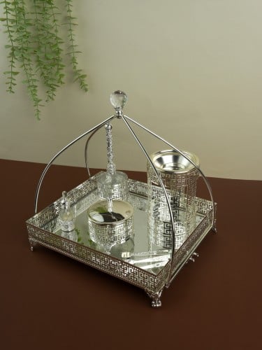 طقم عروس فضي