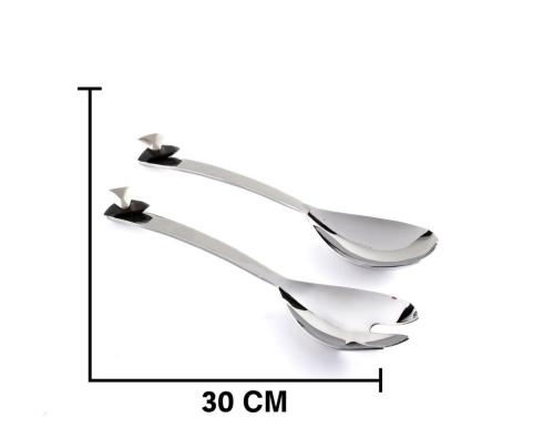طقم ملاعق الغرف استيل بتصميم أنيق
