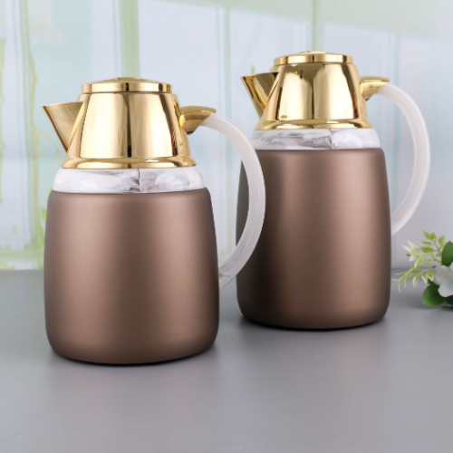 طقم ترامس اميرة لون الذهبي والبني