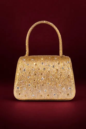Mini gold bag