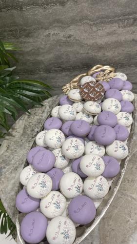 كيلو حلا ماكرون الشكولاته الفاخر (٧٢ حبة)