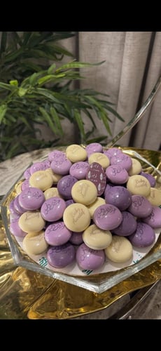 حلا ماكرون الشكولاته الفاخر( بدون صينيه)