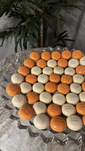 حلا ماكرون الشكولاته الفاخر( بدون صينيه)