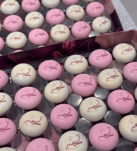 كيلو حلا ماكرون الشكولاته الفاخر (٧٢ حبة)