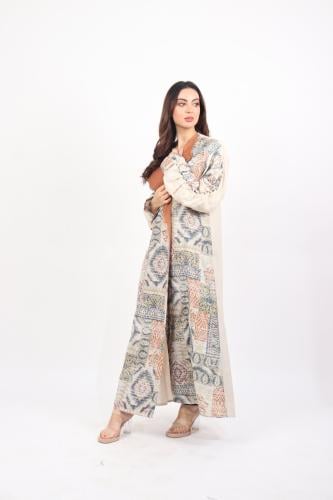 عباية رمضانية باللون الطوبي