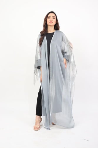 عباية بشت فضي