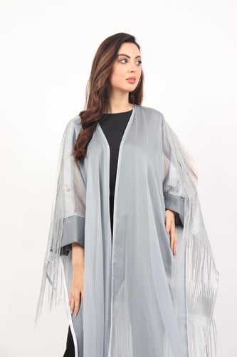 عباية بشت فضي