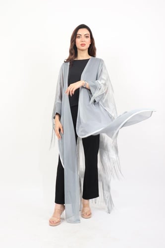 عباية بشت فضي