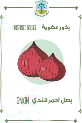 بذور بصل احمر هندي(عضوي)