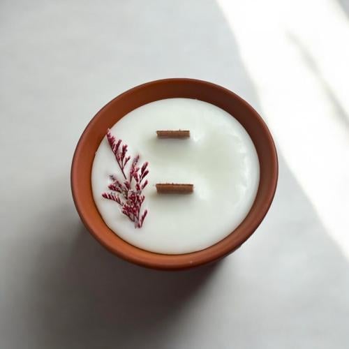 شمعة الفخار