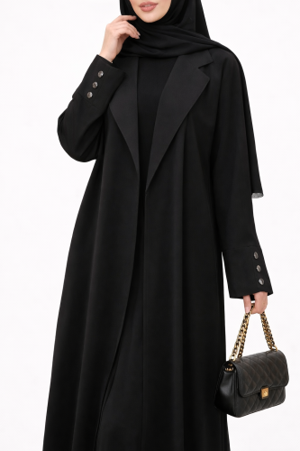 عبايه انيقه مع فستان عبايه داخلي منفصل