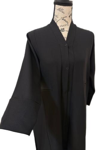 عبايه بناتي مع جيوب أماميه