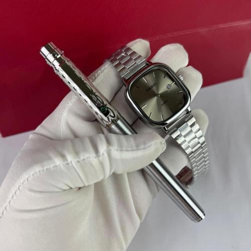 ساعة كاسيو و قلم كارتير