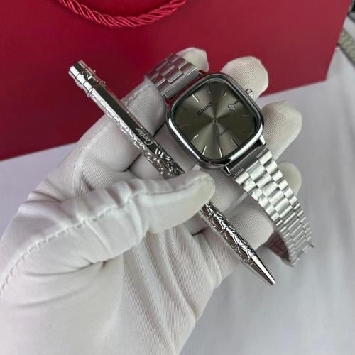 ساعة كاسيو و قلم كارتير