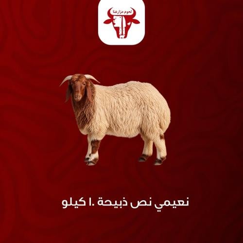 نص ذبيحة نعيمي وزن (9-10) كيلو