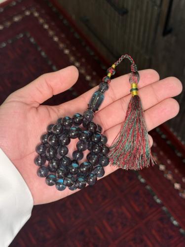 زعفراني تركواز اخضر كركوشة