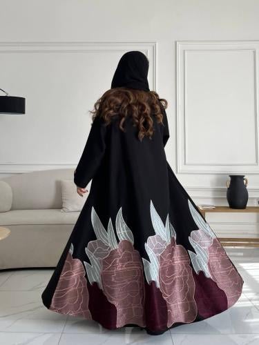 كريب تطريز بالخلف