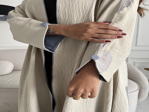 كريب تطريز بالخلف