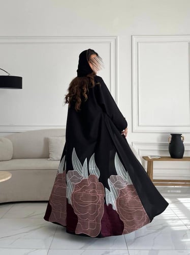 كريب تطريز بالخلف