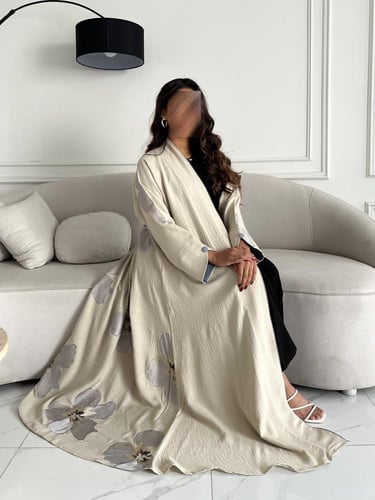 كريب تطريز بالخلف