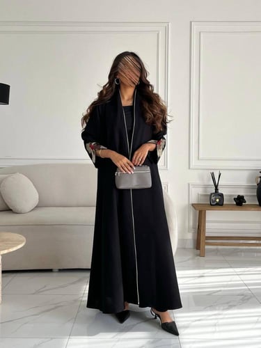 كريب تطريز بالخلف