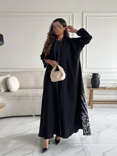 كريب تطريز بالخلف