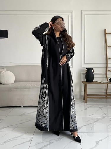 كريب تطريز بالجوانب