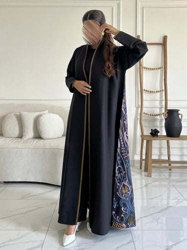 كريب تطريز بالخلف