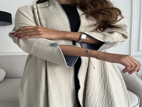 كريب تطريز بالخلف